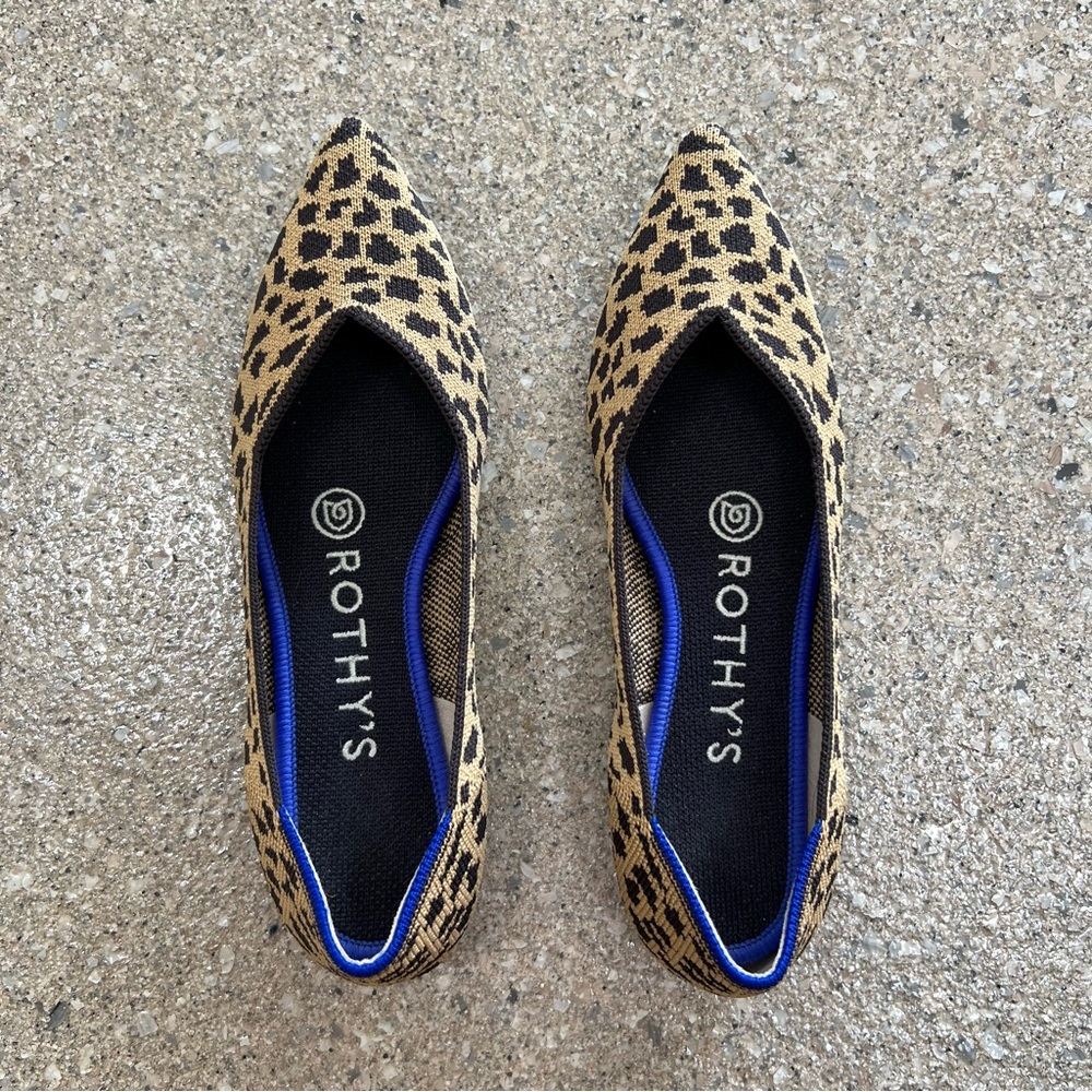 Rothy’s | The Point Leopard Print Pointed Flats - image 1